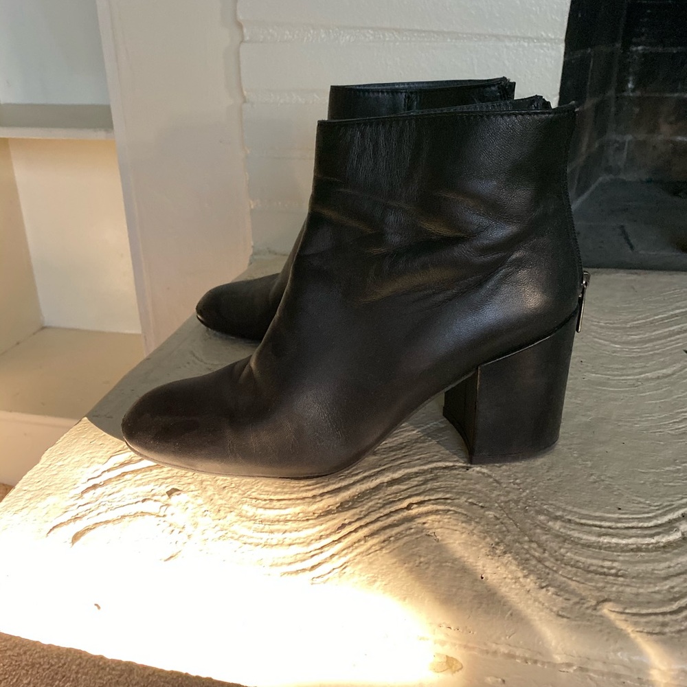 Stuart Weitzman leather booties